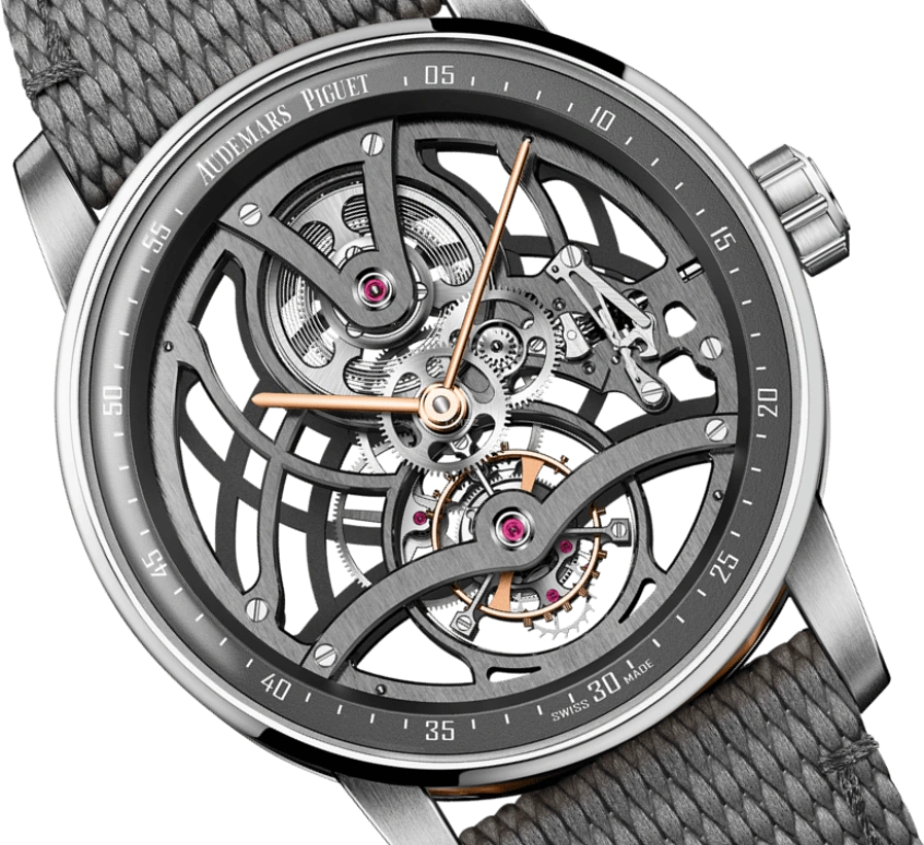 Audemars Piguet,CODE 11.59 41mm,41mm,White Gold,Rose Gold,Grey,Handwound,Tourbillon,80hours,26600CR,26600CR.OO.D009KB.01