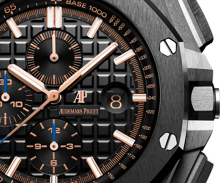 Audemars Piguet,Royal Oak Offshore 44mm,44mm,Titanium,Ceramic,Black,Automatic,Chronograph,Day,26405CE,26405CE.OO.A002CA.02