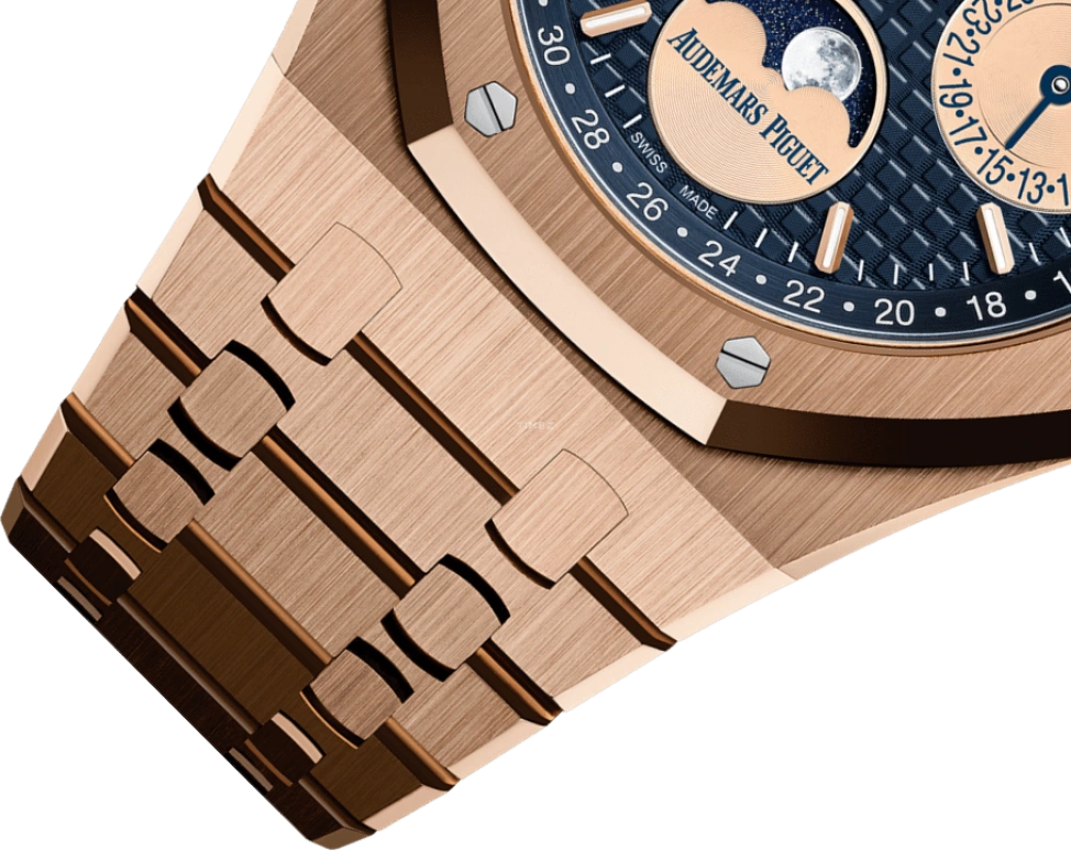 Audemars Piguet,Royal Oak 41mm,41mm,Rose Gold,Automatic,Moonphase,Perpetual Calendar,Leap Year,Month,40hours,In-house Caliber,26584OR,26584OR.OO.1220OR.02