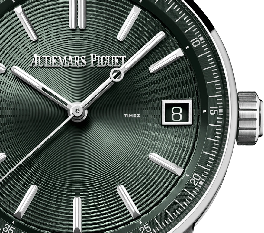 Audemars Piguet,CODE 11.59 41mm,41mm,Stainless Steel,Green,Automatic,Day,70hours,15210ST,15210ST.OO.A056KB.01