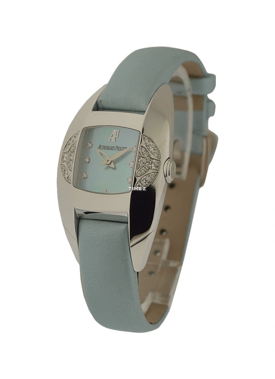 Audemars Piguet,Millenary 26mm,26mm,White Gold,Blue,Quartz,Sapphire,Crystal Glass,Other,67438BC,67438BC.ZZ.A021SU.01