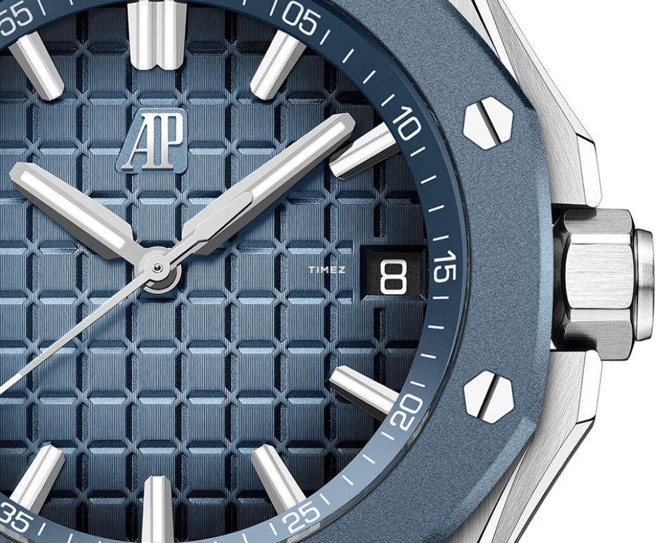 Audemars Piguet,Royal Oak Offshore 43mm,43mm,Stainless Steel,Blue,Automatic,Day,70hours,15605SK,15605SK.OO.A350CA.01