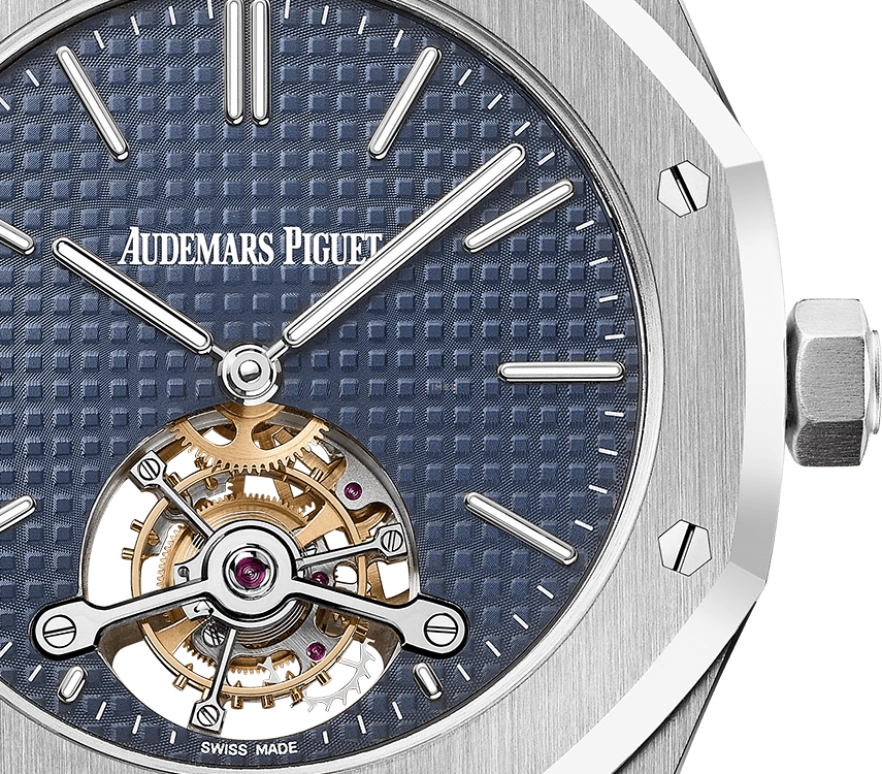 Audemars Piguet,Royal Oak 41mm,41mm,Stainless Steel,Blue,Handwound,Tourbillon,70hours,26510ST,26510ST.OO.1220ST.01
