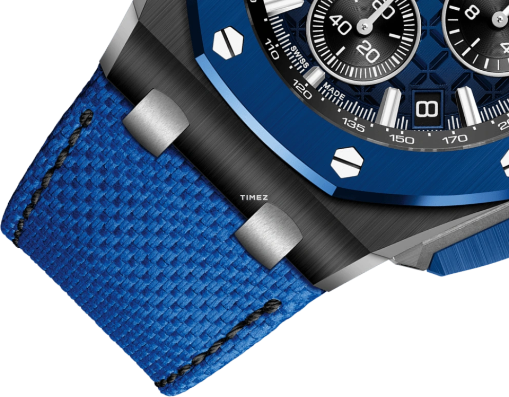 Audemars Piguet,Royal Oak Offshore 43mm,43mm,Ceramic,Blue,Automatic,Chronograph,Day,Flyback,Ryan Garcia,26420CE,26420CE.OO.A043VE.01