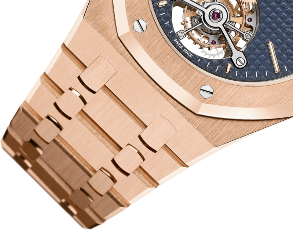 Audemars Piguet,Royal Oak 41mm,41mm,Rose Gold,Blue,Handwound,Power Reserve Indicator,Tourbillon,26510OR,26510OR.OO.1220OR.01