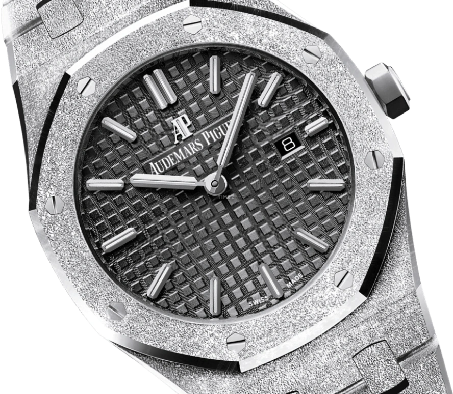 Audemars Piguet,Royal Oak 33mm,33mm,White Gold,Black,Quartz,Day,In-house Caliber,67653BC,67653BC.GG.1263BC.02