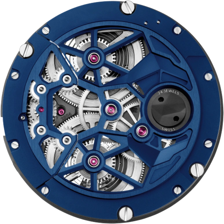 Audemars Piguet,Royal Oak Concept 44mm,44mm,Titanium,Ceramic,Skeleton,Handwound,Dule Time,Tourbillon,Function Selector,26589TI,26589TI.GG.D006CA.01