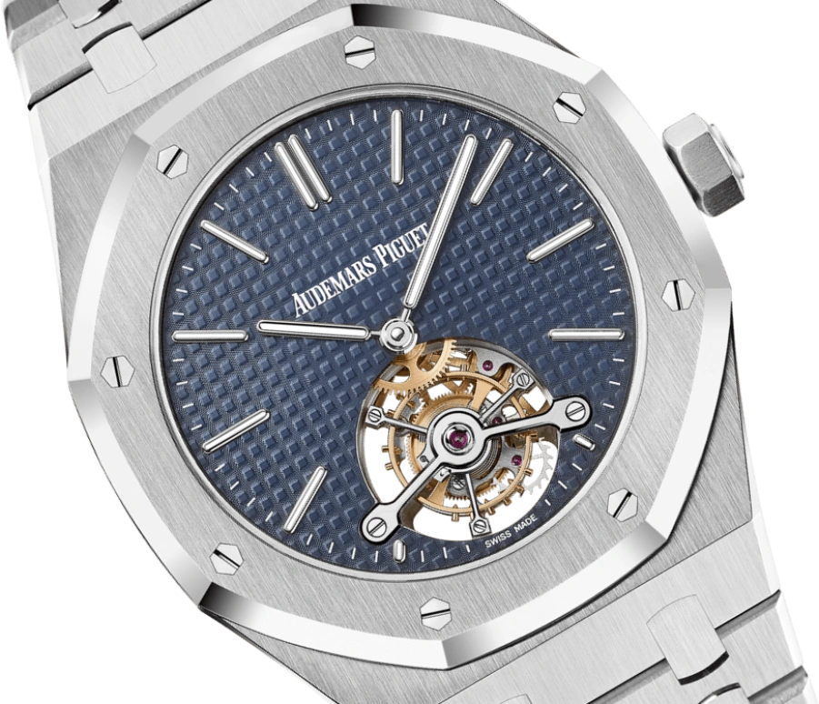 Audemars Piguet,Royal Oak 41mm,41mm,Stainless Steel,Blue,Handwound,Tourbillon,70hours,26510ST,26510ST.OO.1220ST.01
