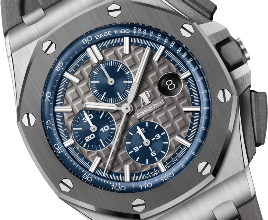 Audemars Piguet,Royal Oak Offshore 44mm,44mm,Titanium,Ceramic,Grey,Automatic,Chronograph,Day,26400IO,26400IO.OO.A004CA.02