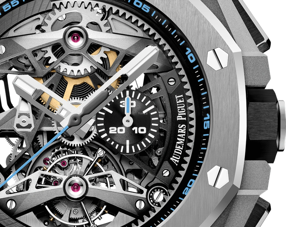 Audemars Piguet,Royal Oak Concept 44mm,44mm,Titanium,Ceramic,Skeleton,Automatic,Chronograph,Tourbillon,26587TI,26587TI.OO.D031CA.01