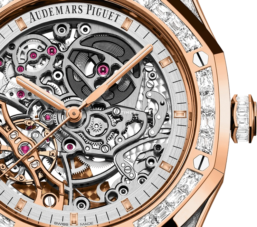 Audemars Piguet,Royal Oak 41mm,41mm,Rose Gold,Skeleton,Automatic,Double Balance,45hours,15417OR,15417OR.ZZ.1267OR.01.A