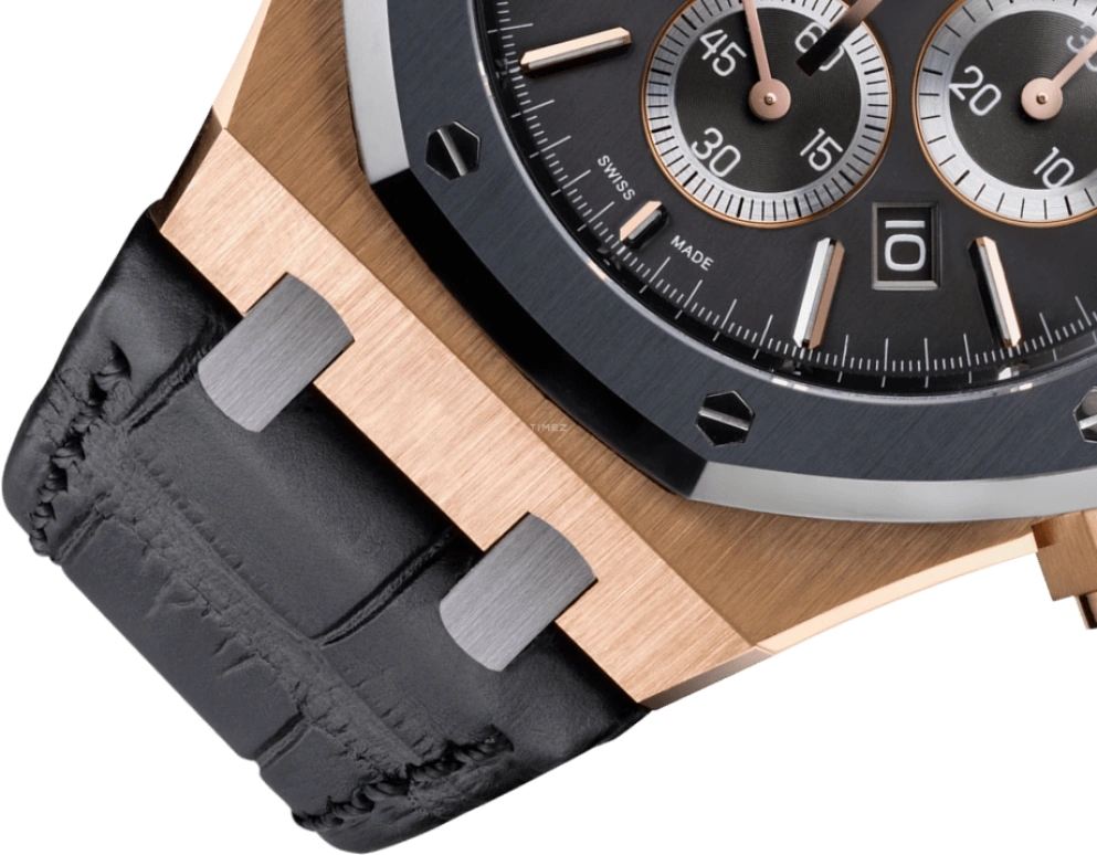 Audemars Piguet,Royal Oak 41mm,41mm,Rose Gold,Smoky Coal,Automatic,Chronograph,Day,26325OL,26325OL.OO.D005CR.01
