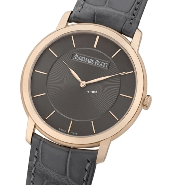 Audemars Piguet,Jules Audemars 39mm,39mm,Rose Gold,Smoky Gray,Rose,Automatic,40hours,In-house Caliber,15181OR,15181OR.OO.A005CR.01