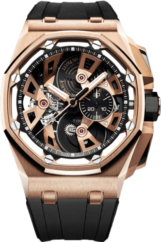Audemars Piguet,Royal Oak Offshore 45mm,45mm,Pink Gold,Skeleton,Handwound,Chronograph,Tourbillon,Anthony Davis,AD,26421OR,26421OR.OO.A002CA.01