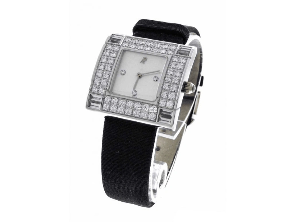Audemars Piguet,Other 28mm,28mm,White Gold,Grey,Quartz,Square,Silver,67455BC,67455BC.ZZ.A002MR.01