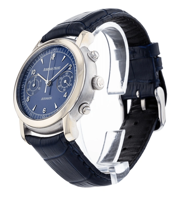 Audemars Piguet,Jules Audemars 39mm,39mm,White Gold,Black,Automatic,Chronograph,Octagon,25859BC,25859BC.OO.D028CR.01