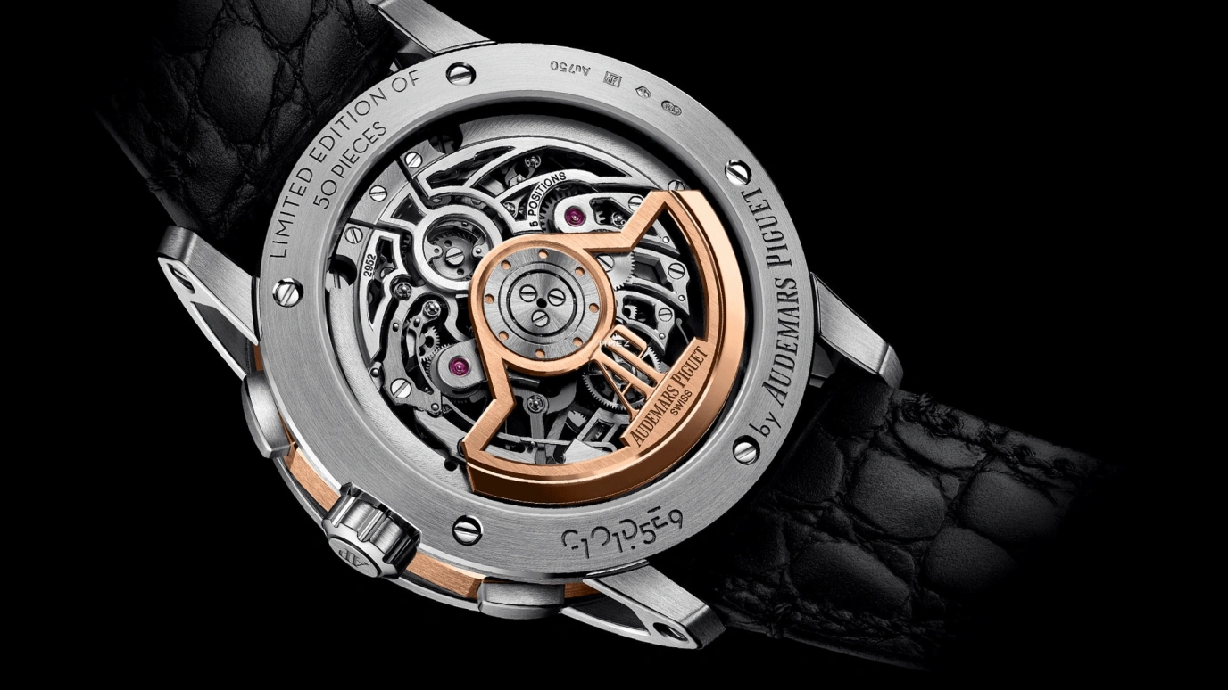 Audemars Piguet,CODE 11.59 41mm,41mm,White Gold,Rose Gold,Skeleton,Automatic,Chronograph,Tourbillon,Flyback,26399CR,26399CR.OO.D002CR.01
