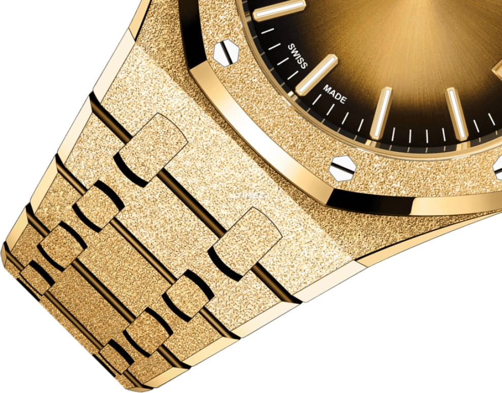 Audemars Piguet,Royal Oak 37mm,37mm,Yellow Gold,Gold,Automatic,Day,60hours,15550BA,15550BA.GG.1356BA.01