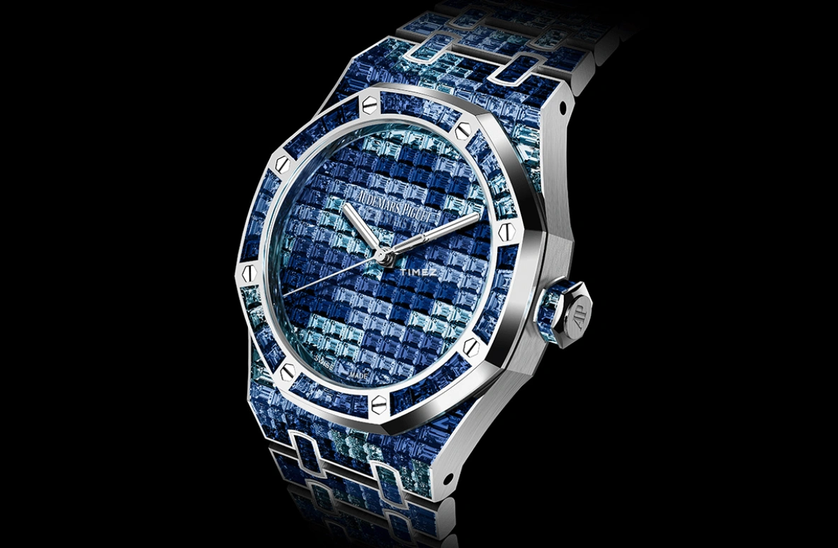 Audemars Piguet,Royal Oak 41mm,41mm,White Gold,Blue,Automatic,70hours,In-house Caliber,15514BC,15514BC.YY.1284BC.04