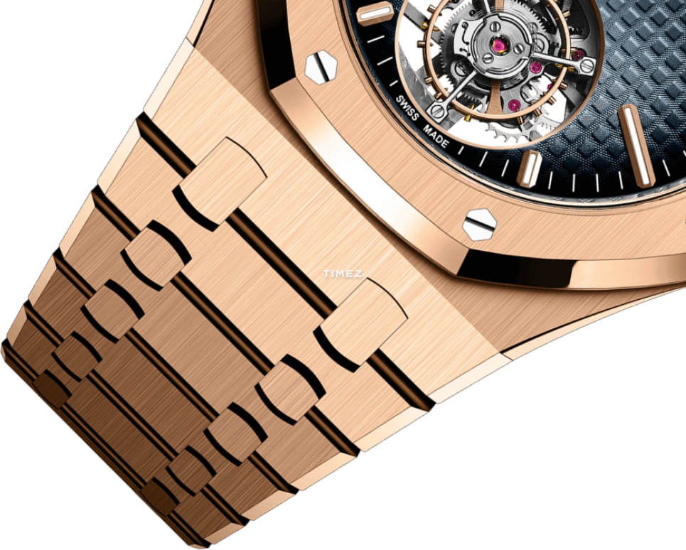 Audemars Piguet,Royal Oak 41mm,41mm,Rose Gold,Blue,Automatic,Tourbillon,65hours,26730OR,26730OR.OO.1320OR.02