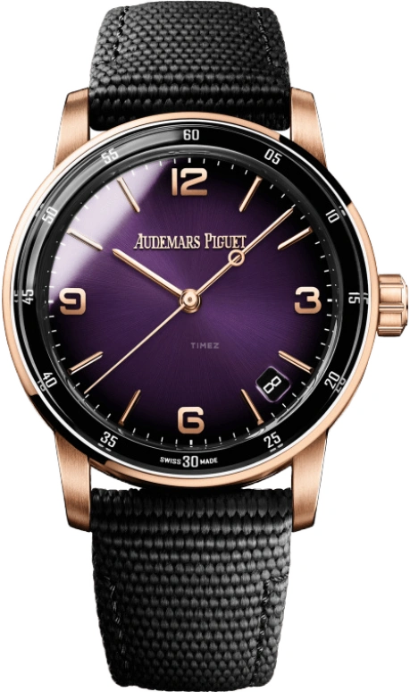 Audemars Piguet,CODE 11.59 41mm,41mm,Pink Gold,Purple,Automatic,Day,70hours,15210OR,15210OR.OO.A002KB.02