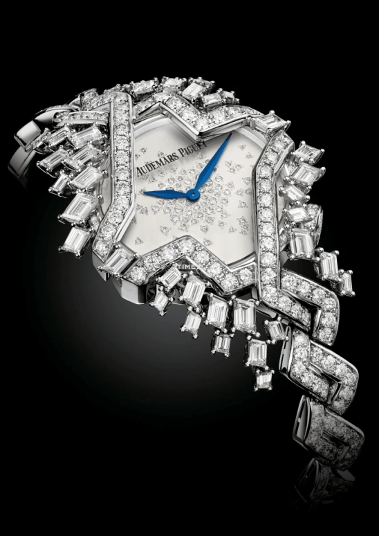 Audemars Piguet,Haute Joaillerie 28.50mm,28.50mm,White Gold,Silver White,Handwound,48hours,In-house Caliber,79417BC,79417BC.ZZ.9184BC.01
