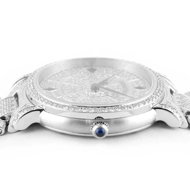 Audemars Piguet,Millenary 32.80mm,32.80mm,White Gold,Silver,Automatic,Sapphire,Crystal Glass,Round,15107BC,15107BC.ZZ.1137BC.01