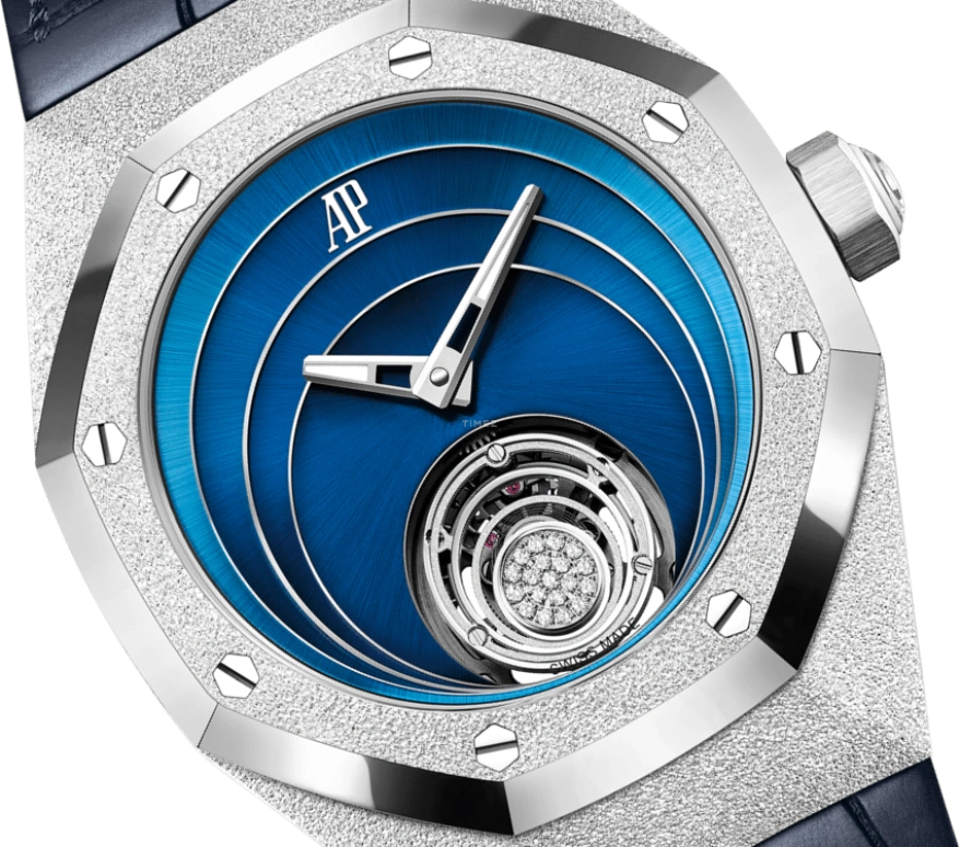 Audemars Piguet,Royal Oak Concept 38.50mm,38.50mm,White Gold,Blue,Handwound,Tourbillon,72hours,26630BC,26630BC.GG.D326CR.01