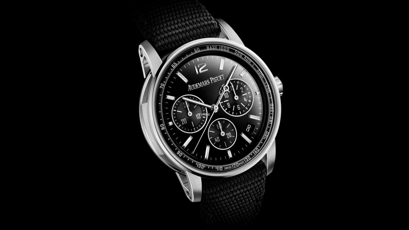 Audemars Piguet,CODE 11.59 41mm,41mm,White Gold,Black,Automatic,Chronograph,Day,Flyback,26393BC,26393BC.OO.A002KB.02