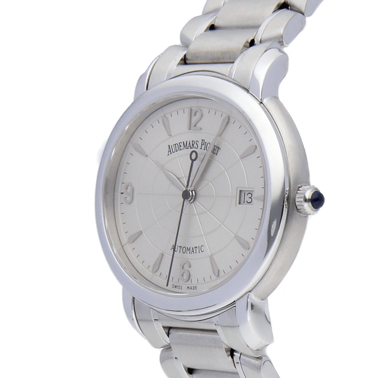 Audemars Piguet,Millenary 38.50mm,38.50mm,White Gold,White,Automatic,Day,Sapphire,Crystal Glass,15051BC,15051BC.OO.1136BC.01