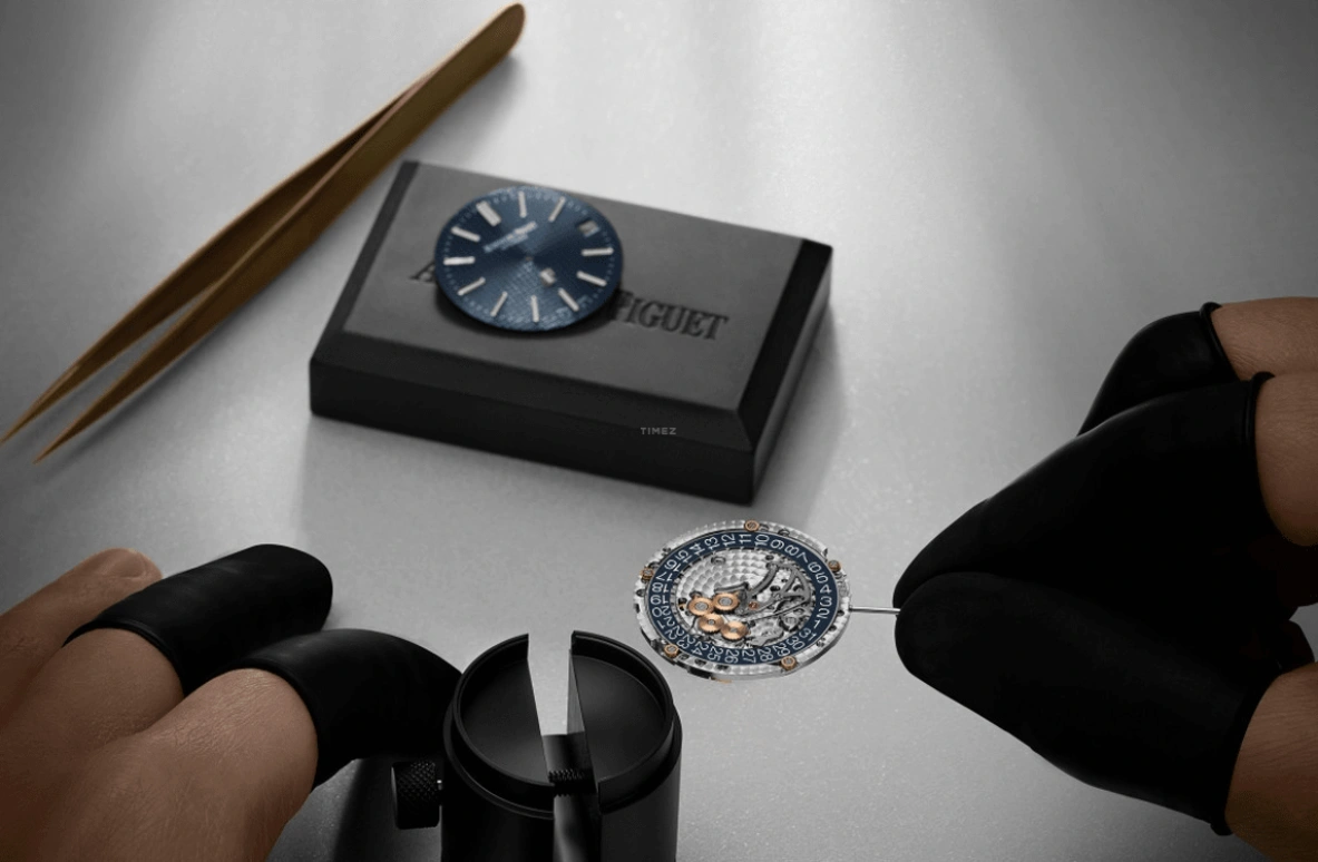 Audemars Piguet,Royal Oak 39mm,39mm,Stainless Steel,Blue,Automatic,Day,55hours,Edward Christopher Sheeran,Ed Sheeran,16202ST,16202ST.OO.1240ST.01 50th