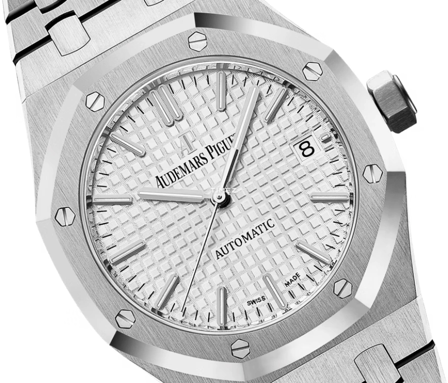 Audemars Piguet,Royal Oak 37mm,37mm,Stainless Steel,Silver White,Automatic,Day,60hours,15450ST,15450ST.OO.1256ST.01.A