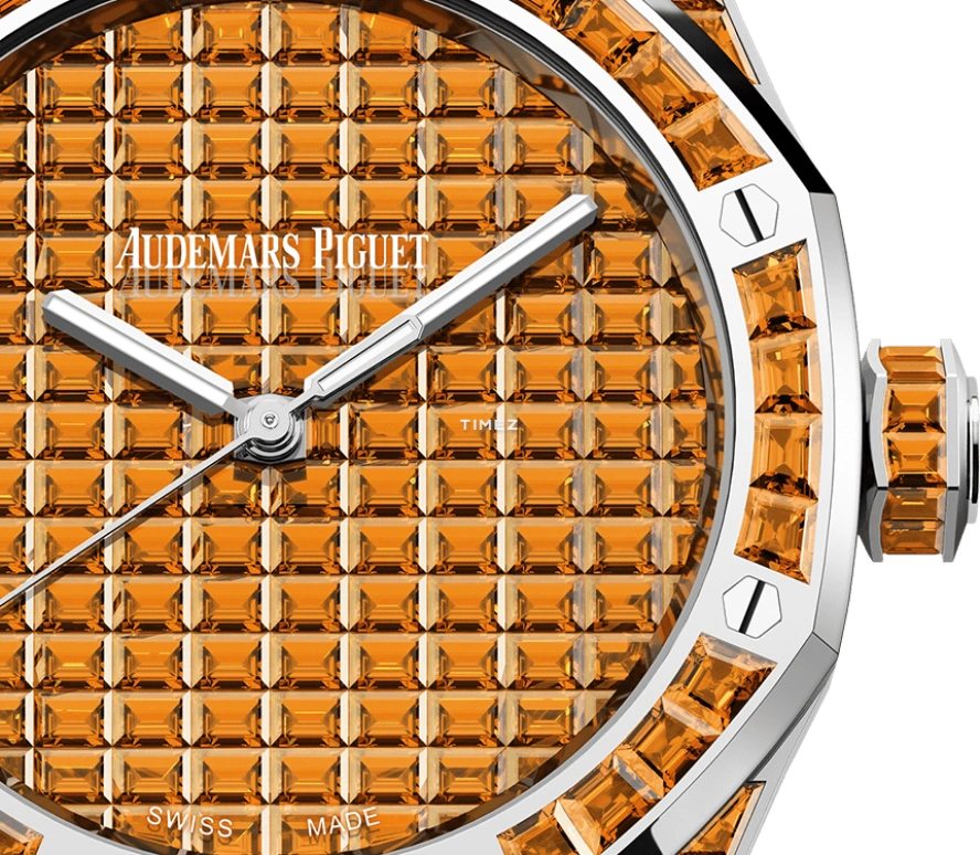 Audemars Piguet,Royal Oak 41mm,41mm,White Gold,Orange,Automatic,70hours,In-house Caliber,15514BC,15514BC.SE.1284BC.01 50th