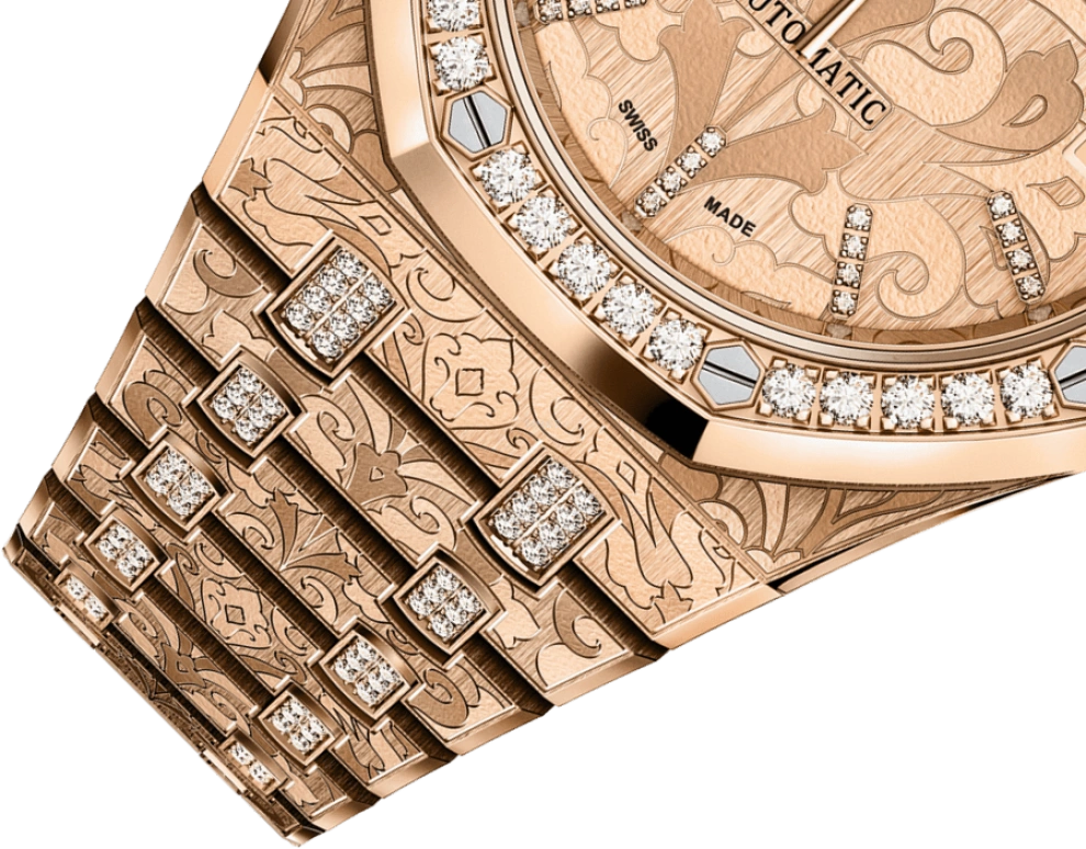 Audemars Piguet,Royal Oak 37mm,37mm,Rose Gold,Rose,Automatic,Day,60hours,15456OR,15456OR.ZG.1251OR.01