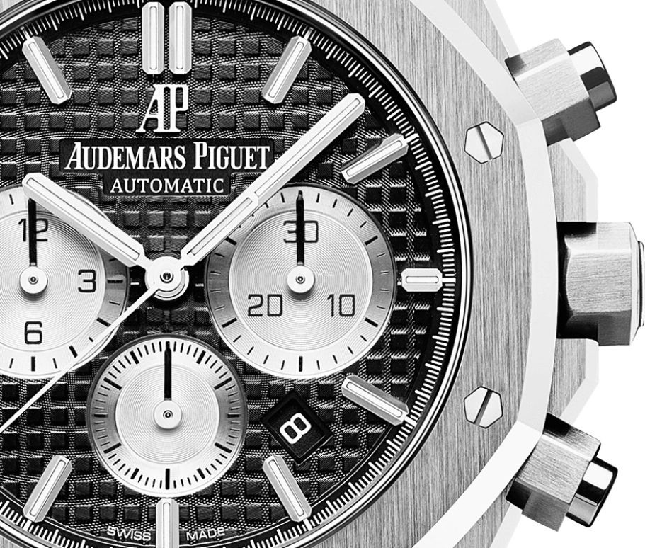 Audemars Piguet,Royal Oak 41mm,41mm,Stainless Steel,Black,Automatic,Chronograph,Day,26331ST,26331ST.OO.1220ST.02
