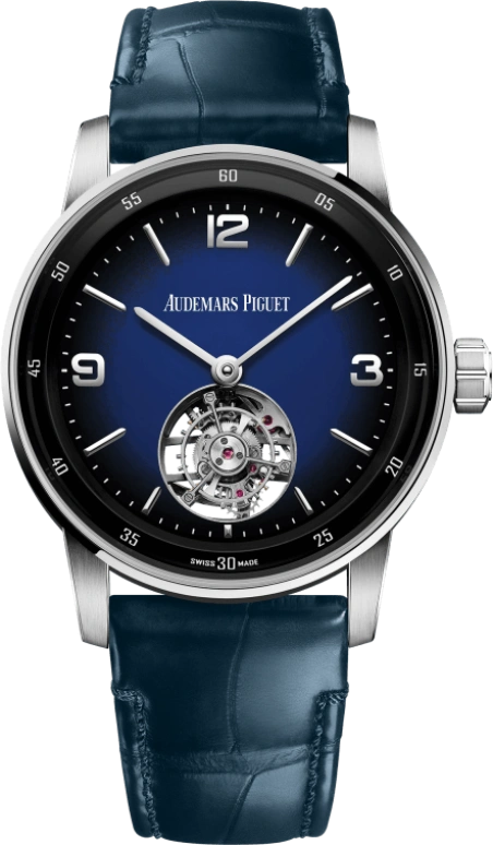 Audemars Piguet,CODE 11.59 41mm,41mm,White Gold,Blue,Automatic,Tourbillon,65hours,26396BC,26396BC.OO.D321CR.01