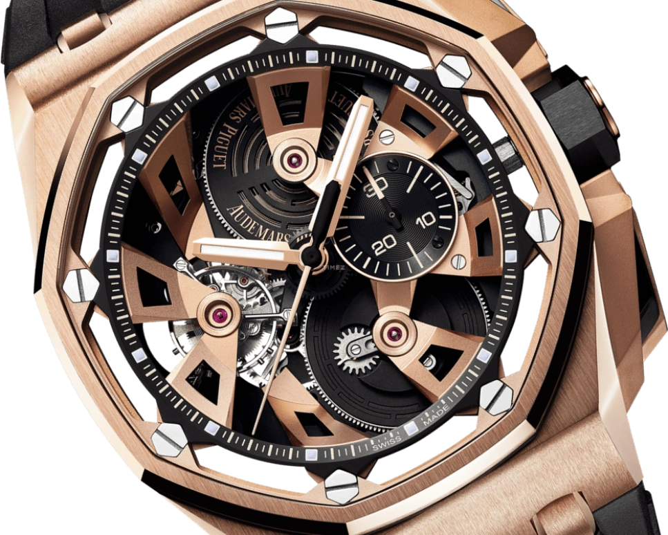 Audemars Piguet,Royal Oak Offshore 45mm,45mm,Pink Gold,Skeleton,Handwound,Chronograph,Tourbillon,Anthony Davis,AD,26421OR,26421OR.OO.A002CA.01