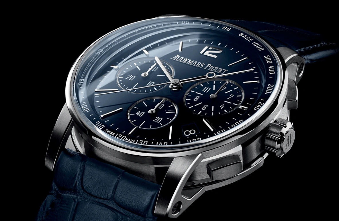 Audemars Piguet,CODE 11.59 41mm,41mm,White Gold,Blue,Automatic,Chronograph,Day,Flyback,26393BC,26393BC.OO.A321CR.01