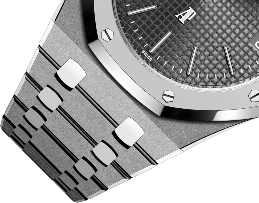 Audemars Piguet,Royal Oak 39mm,39mm,Titanium,BMG,Grey,Automatic,Day,40hours,15202XT,15202XT.GG.1240XT.99