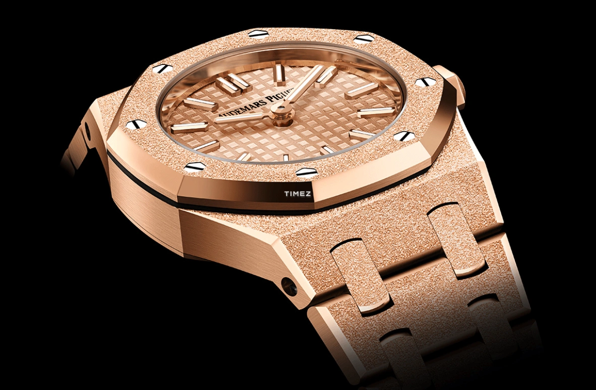 Audemars Piguet,Royal Oak 23mm,23mm,Rose Gold,Quartz,In-house Caliber,Sapphire,Crystal Glass,67630OR,67630OR.GG.1312OR.01