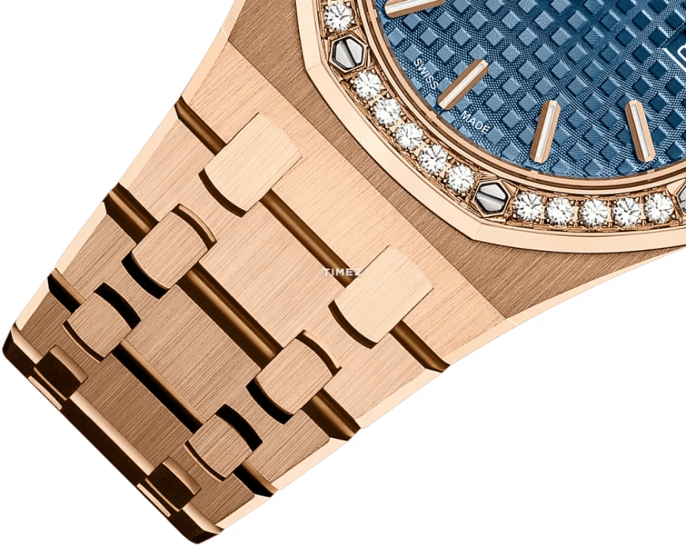 Audemars Piguet,Royal Oak 33mm,33mm,Rose Gold,Blue,Quartz,Day,In-house Caliber,67651OR,67651OR.ZZ.1261OR.02-A