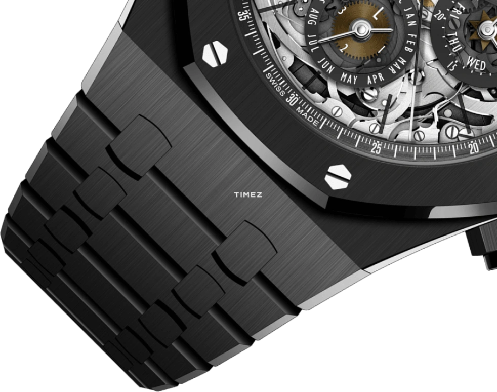 Audemars Piguet,Royal Oak 44mm,44mm,Ceramic,Black,Skeleton,Automatic,Chronograph,Moonphase,Perpetual Calendar,Leap Year,45hours,In-house Caliber,John Mayer,26605CE,26605CE.OO.1248CE.01