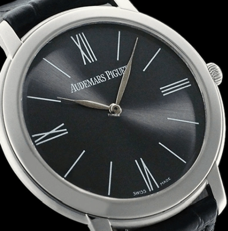 Audemars Piguet,Jules Audemars 44mm,44mm,White Gold,Grey,Handwound,Round,Silver,15126BC,15126BC.OO.D002CR.01