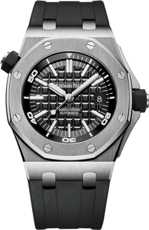 Audemars Piguet,Royal Oak Offshore 42mm,42mm,Stainless Steel,Black,Automatic,Day,60hours,15710ST,15710ST.OO.A002CA.01
