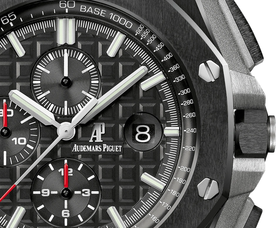 Audemars Piguet,Royal Oak Offshore 44mm,44mm,Titanium,Ceramic,Black,Automatic,Chronograph,Day,26402CE,26402CE.OO.A002CA.01