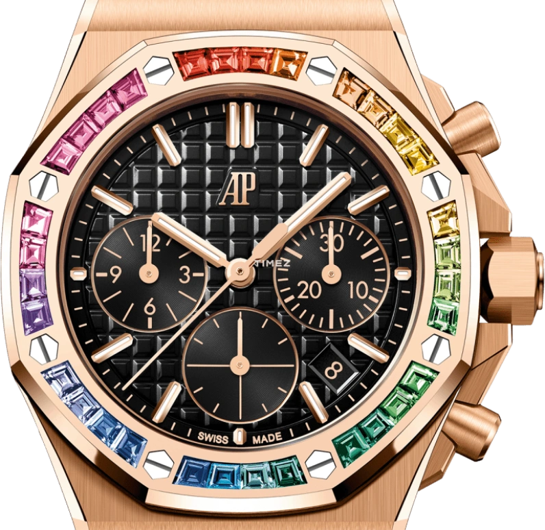 Audemars Piguet,Royal Oak Offshore 37mm,37mm,Rose Gold,Black,Automatic,Chronograph,Day,Aryna Sabalenka,26236OR,26236OR.YY.D002CA.01
