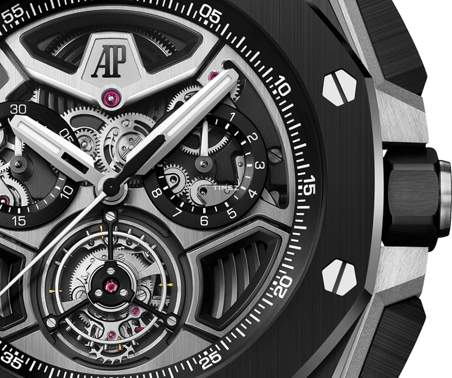 Audemars Piguet,Royal Oak Offshore 43mm,43mm,Ceramic,Black,Automatic,Chronograph,Tourbillon,26622CE,26622CE.OO.D002CA.01