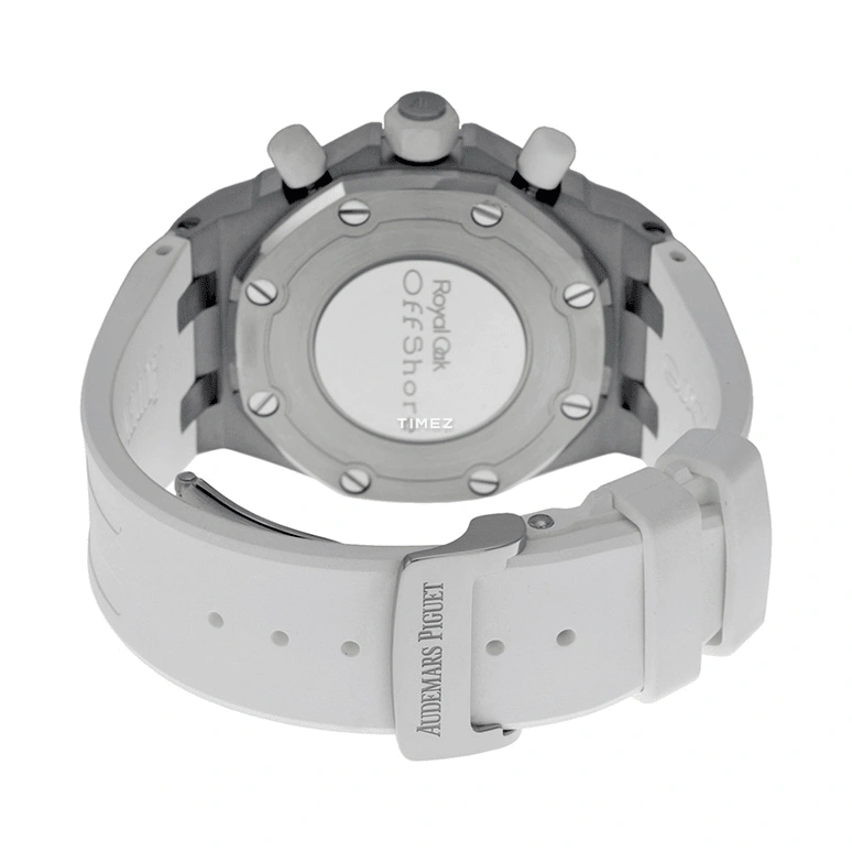Audemars Piguet,Royal Oak Offshore 37mm,37mm,Stainless Steel,Silver,Silver White,White,Automatic,Chronograph,Day,26283ST,26283ST.DD.D010CA.01