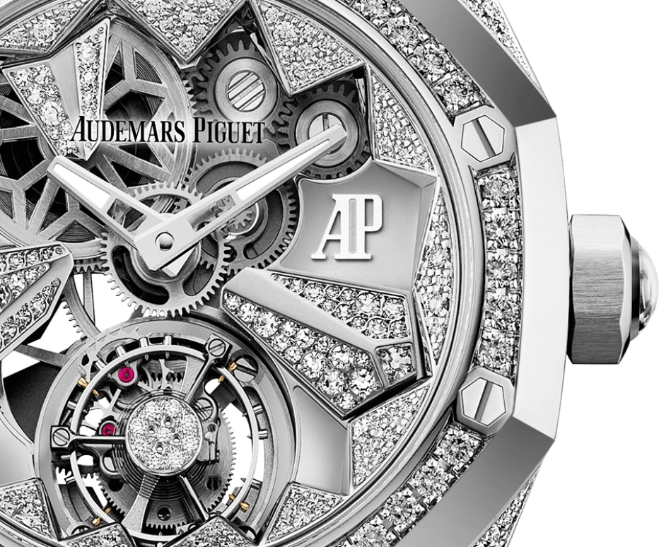 Audemars Piguet,Royal Oak Concept 38.50mm,38.50mm,White Gold,Skeleton,Silver,Handwound,Tourbillon,72hours,26227BC,26227BC.ZZ.D011CR.01