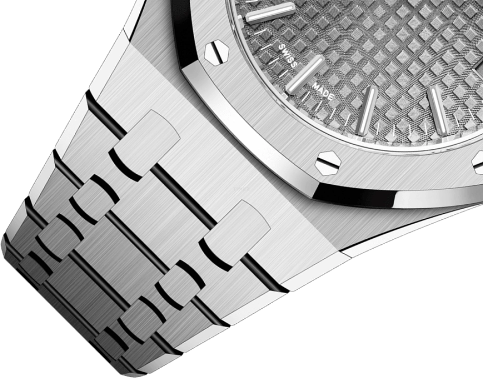 Audemars Piguet,Royal Oak 37mm,37mm,Stainless Steel,Grey,Automatic,Day,60hours,15550ST,15550ST.OO.1356ST.03 50th